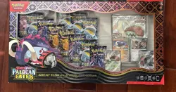 Pokemon TCG Paldean Fates Great Tusk Iron Threads Ex Premium Collection New NIB - Image 1