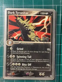 Dark Tyranitar - 2005 (Takashi Yoneda) 19/109 World Championship Decks Regular - Image 1