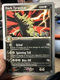 Dark Tyranitar - 2005 (Takashi Yoneda) 19/109 World Championship Deck (NM-) - Image 1