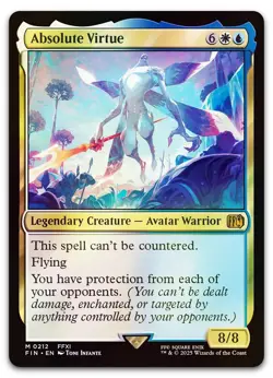 Absolute Virtue #212 (Foil) (NM) Final Fantasy FIN Magic MTG - Image 1