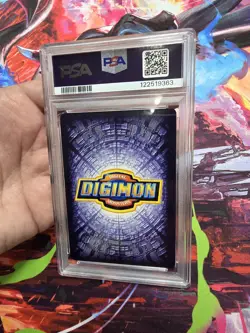 2002 DIGIMON DIGI-BATTLE PROMO DIGIMON WORLD 3 DW-03 IMPERIALDRAMON PSA 10 POP 2 - Image 2