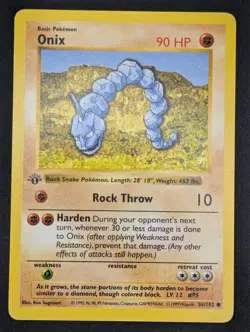 MP Onix 56/102 1st Edition Base Set (Shadowless) Common - Image 3