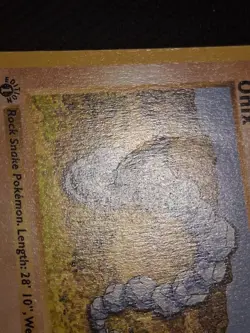 Pokemon TCG Onix Base Set Shadowless 1st Edition 56/102 MP - Image 2