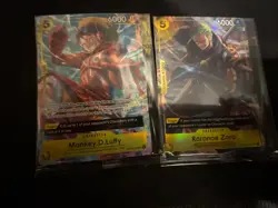 One Piece TCG Luffy Zoro OP07-109/113 Illustration Box Vol. 3 Promo *SEALED* - Image 1