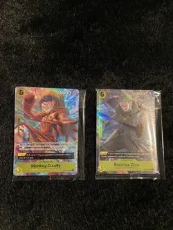One Piece TCG Luffy Zoro OP07-109/113 Illustration Box Vol. 3 Promo *SEALED* - Image 1