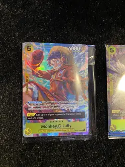 One Piece TCG Luffy Zoro OP07-109/113 Illustration Box Vol. 3 Promo *SEALED* - Image 2