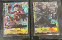 One Piece TCG Luffy Zoro OP07-109/113 Illustration Box Vol. 3 Promo *SEALED* - Image 1