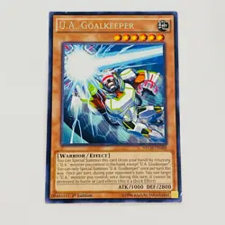 U.A. Goalkeeper NECH-EN088 Yu-Gi-Oh! Card Light Play 1st Edition ed B1 - Image 1