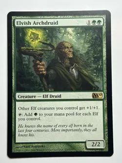 Elvish Archdruid Magic 2010 (M10) 176 Regular MTG Card LP-NM - Image 1