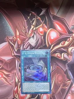Yu-Gi-Oh Card - PHRA-EN061 - U.A. HYPER STADIUM (super rare holo) - NM/Mint - Image 1