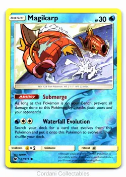 Magikarp 17/111 - Crimson Invasion - Reverse Holo Pokemon Card - Near Mint - Image 1