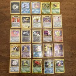 Vintage WOTC All Holographic Pokemon Lot 25 Cards Three Day Auction!! - Image 1