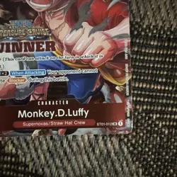 Monkey.D.Luffy (Winner Pack Vol. 5) ST01-012 One Piece Promotion Cards Foil - Image 5