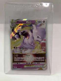 Mewtwo VSTAR Ultra Rare 031/078 Pokemon GO Holo Psychic Pokemon TCG Card - Image 1