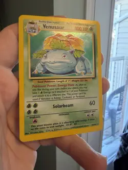 Venusaur - 15/102 - Pokemon TCG Base Set Unlimited Holo Rare Card WOTC MP+ - Image 3