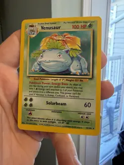 Venusaur - 15/102 - Pokemon TCG Base Set Unlimited Holo Rare Card WOTC MP+ - Image 4