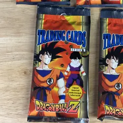 5 Pack Lot Dragon Ball Z Vintage Trading Card Series 2 Booster Packs Sealed - Image 2