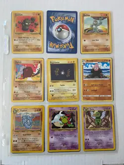 Pokemon Cards From 1990's Lot of 8 Great Condition! - Image 1