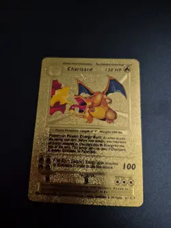 Charizard 4/102 Base Set Pokemon Holo Rare Card Near Mint - Image 1