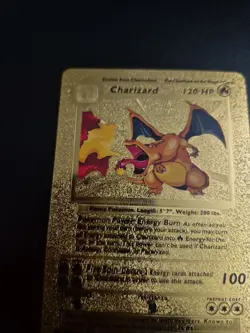 Charizard 4/102 Base Set Pokemon Holo Rare Card Near Mint - Image 5