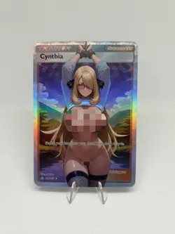 Pokemon Anime Waifu ACG DIY Trainer Art Card - Image 1