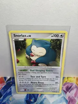 Pokemon TCG Snorlax LV.4081/111 Common Non-Holo Card Platinum Rising Rivals - Image 1