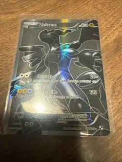 Zekrom 114/114 Black & White Base Full Art Holo Ultra Rare Pokemon Card MINT - Image 1