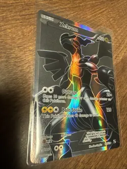 Zekrom 114/114 Black & White Base Full Art Holo Ultra Rare Pokemon Card MINT - Image 2