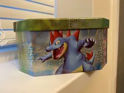 Pokemon TCG Card Deck Metal Tin Box HGSS HeartGold & Soulsilver Meganium 2010 - Image 4