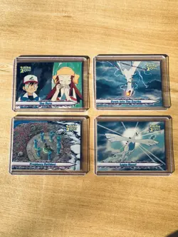Pokemon Topps TV Animation Edition - Lot of 4 Cards - Image 1