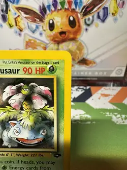 Pokemon TCG Erika's Venusaur 4/132 Holo Unlimited Gym Challenge Played Rare Card - Image 3