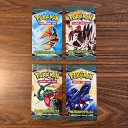 Pokemon EX Emerald Complete Art Set Booster Packs OPENED - NO CARDS - Image 2