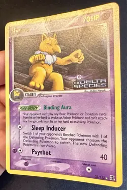 Hypno 23/113 2005 EX Delta Species Pokemon Card TCG Reverse Holo Rare - Hp - Image 2