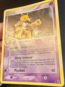 Hypno 23/113 2005 EX Delta Species Pokemon Card TCG Reverse Holo Rare - Hp - Image 3