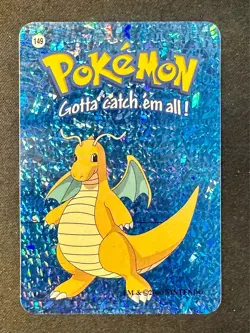 Dragonite #149 Pokemon Vending Prism Holo Sticker Card Nintendo Authentic - Nm - Image 1