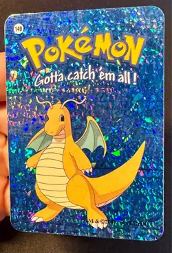 Dragonite #149 Pokemon Vending Prism Holo Sticker Card Nintendo Authentic - Nm - Image 2