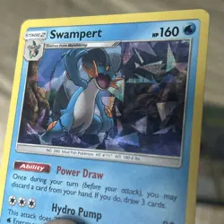 Swampert 35/168 Rare Cracked Ice Holo Celestial Storm Deck Exc Pokemon TCG Card - Image 3