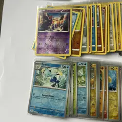 Bundle of 62 Reverse Holo Pokemon TCG Cards mixed sets - Image 4
