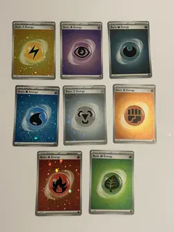 Cosmos Holo SVE Basic Energy Scarlet & Violet Complete Set Pokemon Cards (1) - Image 1