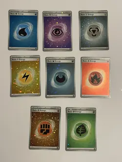 Cosmos Holo SVE Basic Energy Scarlet & Violet Complete Set Pokemon Cards (2 ) - Image 1