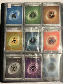 Cosmos Holo SVE Basic Energy Scarlet & Violet Complete Set Pokemon Cards (2 ) - Image 3