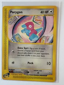 Porygon Pokemon Vintage Card Lot (6) Aquapolis, Team Rocket, Japanese - Image 4