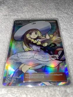 Pokemon TCG Sun & Moon Base Set Full Art Holo Rare Trainer Lillie 147/149 - Image 3