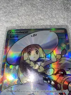 Pokemon TCG Sun & Moon Base Set Full Art Holo Rare Trainer Lillie 147/149 - Image 4