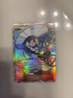Pokemon TCG Sun & Moon Base Set Full Art Holo Rare Trainer Lillie 147/149 - Image 1