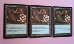Magic the Gathering MTG Mercadian Masques DISTORTING LENS X 3 LP/EX RARE 1999! - Image 2