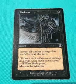 Darkness - Time Spiral MTG - Magic the Gathering - Image 1