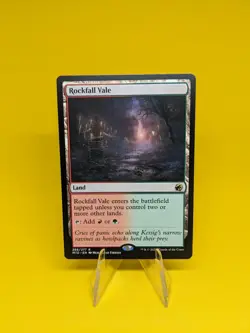 MTG Rockfall Vale 266 Innistrad: Midnight Hunt MID Magic The Gathering - Image 1
