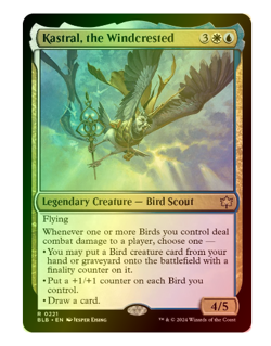 Kastral, the Windcrested - Foil Bloomburrow - Image 1