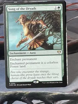 MTG Song of the Dryads RARE Commander Masters 324 NM/Mint - Image 1
